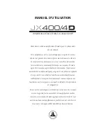 Preview for 55 page of JL Audio JX400/4D Owner'S Manual