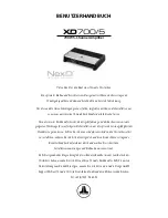 Предварительный просмотр 21 страницы JL Audio NexD XD700/5 Owner'S Manual