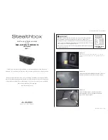 Preview for 1 page of JL Audio Stealthbox 94429 Installation Manual