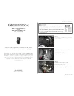 Preview for 1 page of JL Audio Stealthbox SB-B-X5/10W1v2 Installation Manual