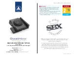 JL Audio Stealthbox SB-CAN-MVX3PASS/10TW3 Installation Manual preview