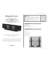 JL Audio Stealthbox SB-GM-SLVCRW/10TW3 Installation Manual preview