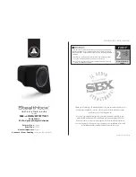 JL Audio stealthbox SB-J-WRUD/10TW1 Installation Manual preview