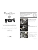 Предварительный просмотр 1 страницы JL Audio Stealthbox SB-POL-RNGR/SYS Installation Manual