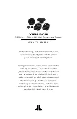 Preview for 1 page of JL Audio XR525-CSi Owner'S Manual