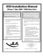 JLA D90 Installation Manual preview