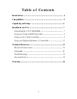 Preview for 3 page of JLCooper Electronics CS-32 MiniDESK User Manual