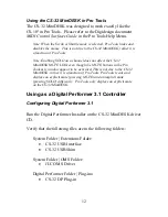 Preview for 12 page of JLCooper Electronics CS-32 MiniDESK User Manual