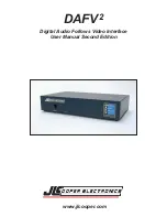 JLCooper Electronics DAFV2 User Manual preview