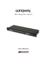 Preview for 1 page of JLCooper Electronics Gangway16 User Manual