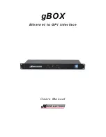 JLCooper Electronics gBOX User Manual предпросмотр