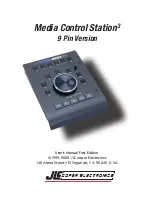 Предварительный просмотр 1 страницы JLCooper Electronics Media Control Station3 User Manual