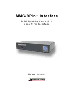 Preview for 1 page of JLCooper Electronics MMC/9Pin+ Interface User Manual