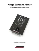 JLCooper Electronics Nuage Surround Panner User Manual предпросмотр