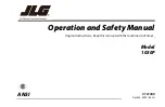 JLG 1030P Operation And Safety Manual предпросмотр