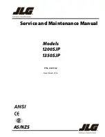 JLG 1200SJP Service Maintenance Manual preview