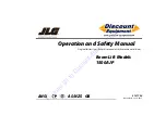 JLG 1500AJP Operation And Safety Manual предпросмотр