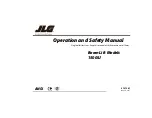 JLG 1500SJ Operation And Safety Manual предпросмотр