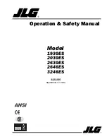 Предварительный просмотр 1 страницы JLG 1930ES Operation & Safety Manual