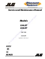 JLG 330LRT Service And Maintenance Manual preview