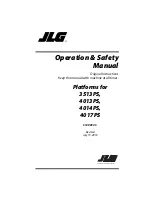 Preview for 1 page of JLG 3513PS Operation & Safety Manual