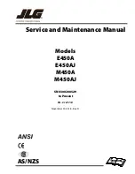 JLG E450A Service And Maintenance Manual preview