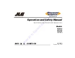 JLG R2632 Operation And Safety Manual предпросмотр