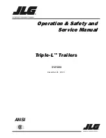 JLG Triple-L 1012 Operation & Safety And Service Manual preview