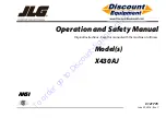 Предварительный просмотр 1 страницы JLG X430AJ Operation And Safety Manual