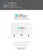 Preview for 1 page of JLM Phazr Installation & Setup Manual