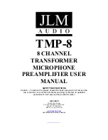 JLM TMP-8 User Manual предпросмотр