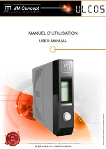 JM Concept ULCOS 900D1 User Manual предпросмотр