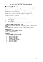 Preview for 3 page of JM Precision HP9830A Assembly Manual