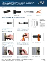 Предварительный просмотр 1 страницы JMA Wireless Weather Protection System WPS-DM-14S Installation Instructions