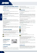 Preview for 10 page of JMA BERNA SIMPLY User Manual