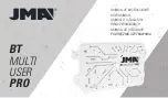 JMA BT MULTI USER PRO User Manual preview