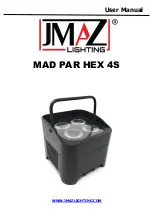 Предварительный просмотр 1 страницы Jmaz Lighting MAD PAR HEX 4S User Manual