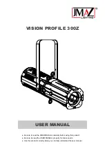 Jmaz Lighting VISION PROFILE 300Z User Manual предпросмотр