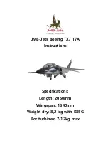 Preview for 1 page of JMB-Jets Boeing TX/ T7A Instructions Manual