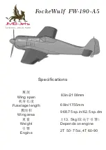 Предварительный просмотр 1 страницы JMB-Jets FockeWulf FW-190-A5 Assembly Instructions Manual