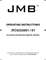 JMB 32/68G-GB-1B-TCDU-UK Operating Instructions Manual preview