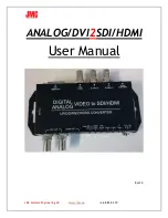 Preview for 1 page of JMC ANALOG/DVI2SDI/HDMI User Manual