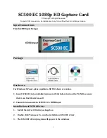 Preview for 1 page of JMC SC500 EC Manual