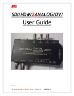 JMC SDI/HDMI2ANALOG/DVI User Manual preview