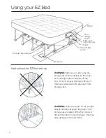 Предварительный просмотр 4 страницы JML EZ Bed 109T Instructions Manual