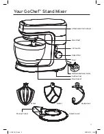 Предварительный просмотр 5 страницы JML Go Chef Stand Mixer User Manual