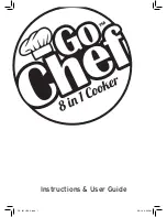 Preview for 1 page of JML GoChef 8 in 1 Instructions & User'S Manual