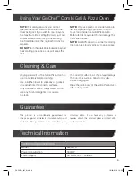 Preview for 7 page of JML GoChef User Manual