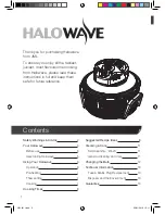 Предварительный просмотр 2 страницы JML HaloWave User Manual