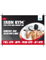 JML Iron Gym User Manual preview